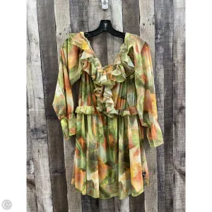 Dress Casual Short By Zara In Multi-colored, Size: M