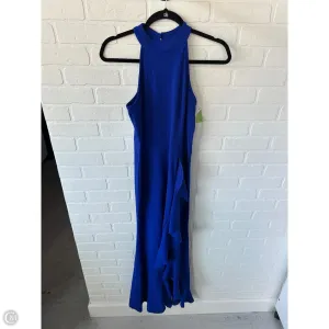 Dress Party Long By Clothes Mentor In Blue, Size: M