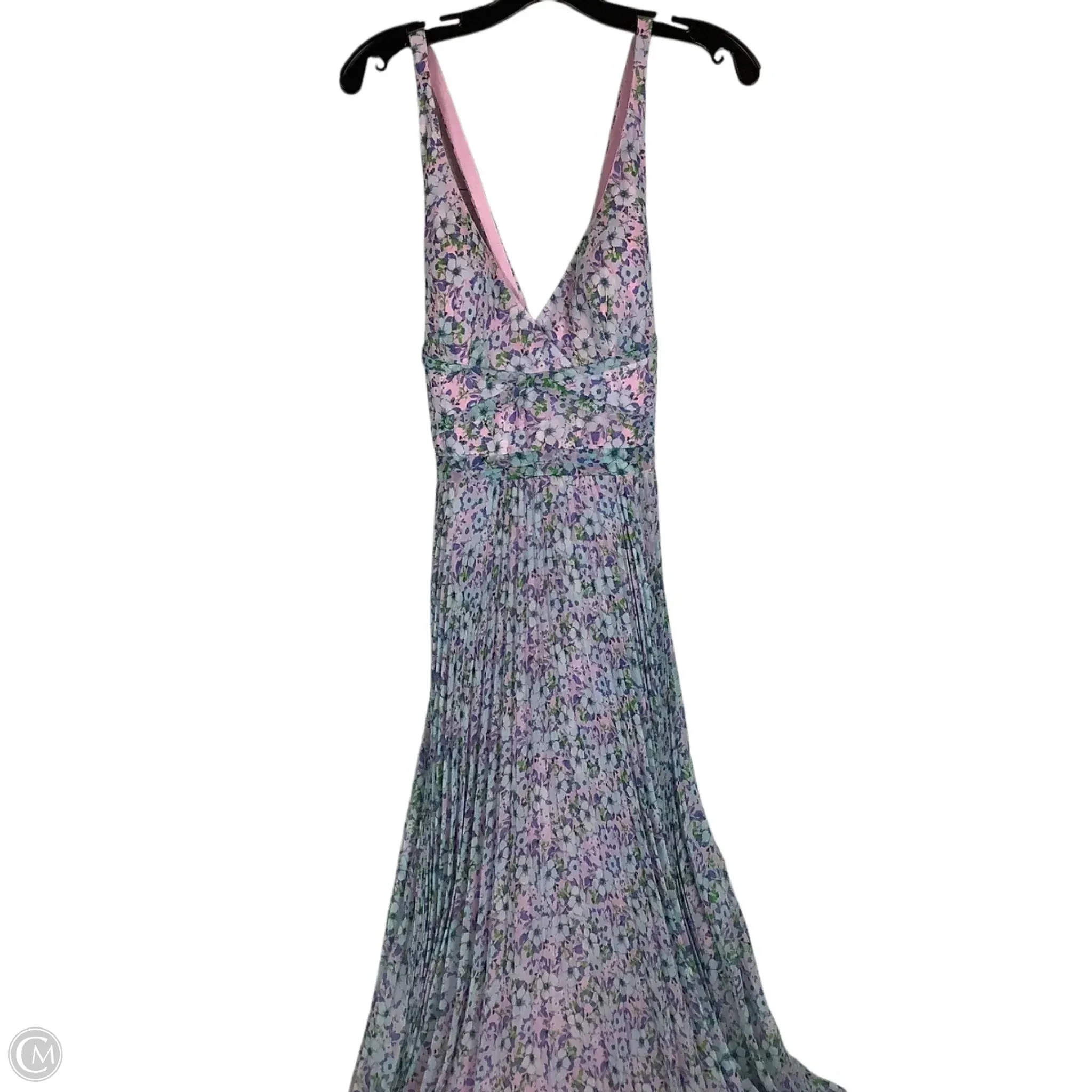 Dress Party Long By Shelli Segal In Floral Print, Size: 4