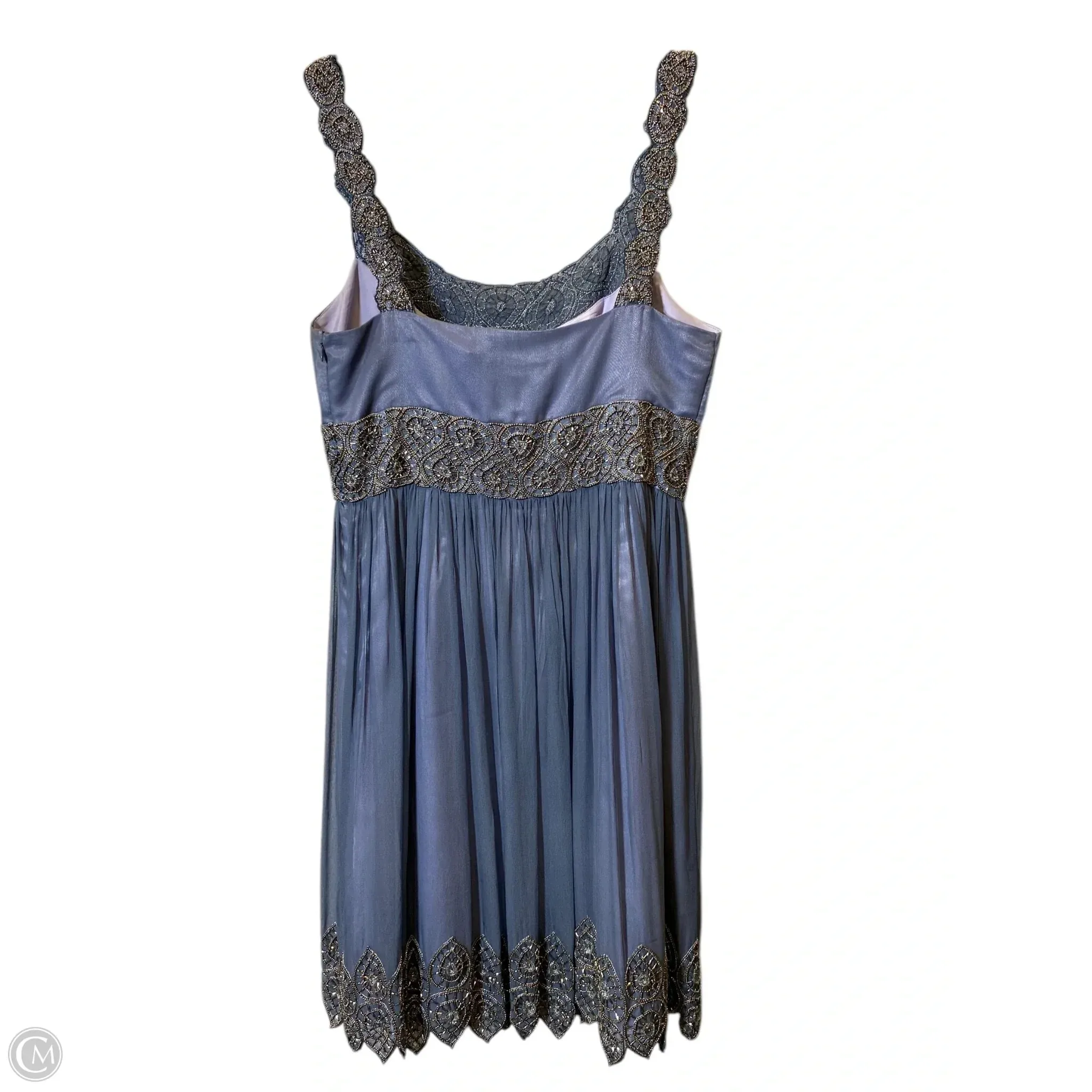 Dress Party Short By Adrianna Papell In Blue, Size: 8