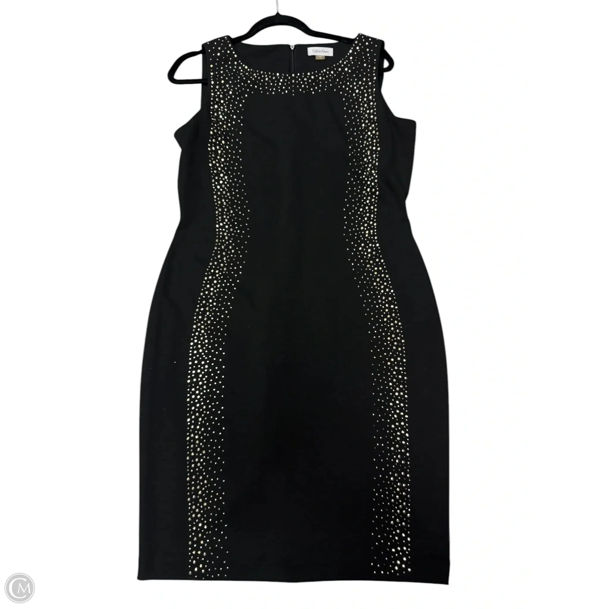 Dress Party Short By Calvin Klein In Black, Size: 12
