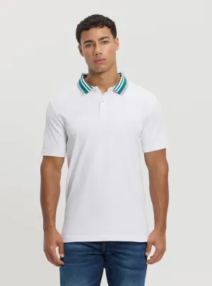 Eco White Lyle Polo T-Shirt