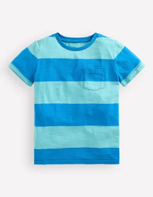 Everyday Short Sleeve T-Shirt-Barbados Beach/Indigo Bunting