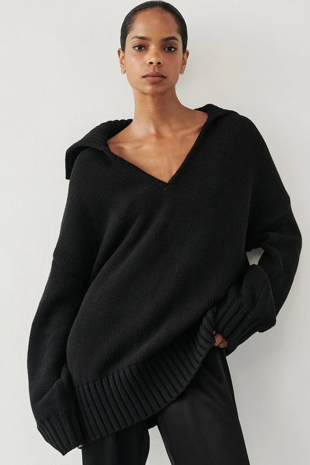 FRANKIE BLACK SAILOR JUMPER