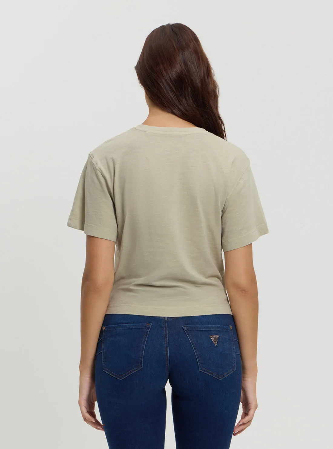 Green California Print T-Shirt