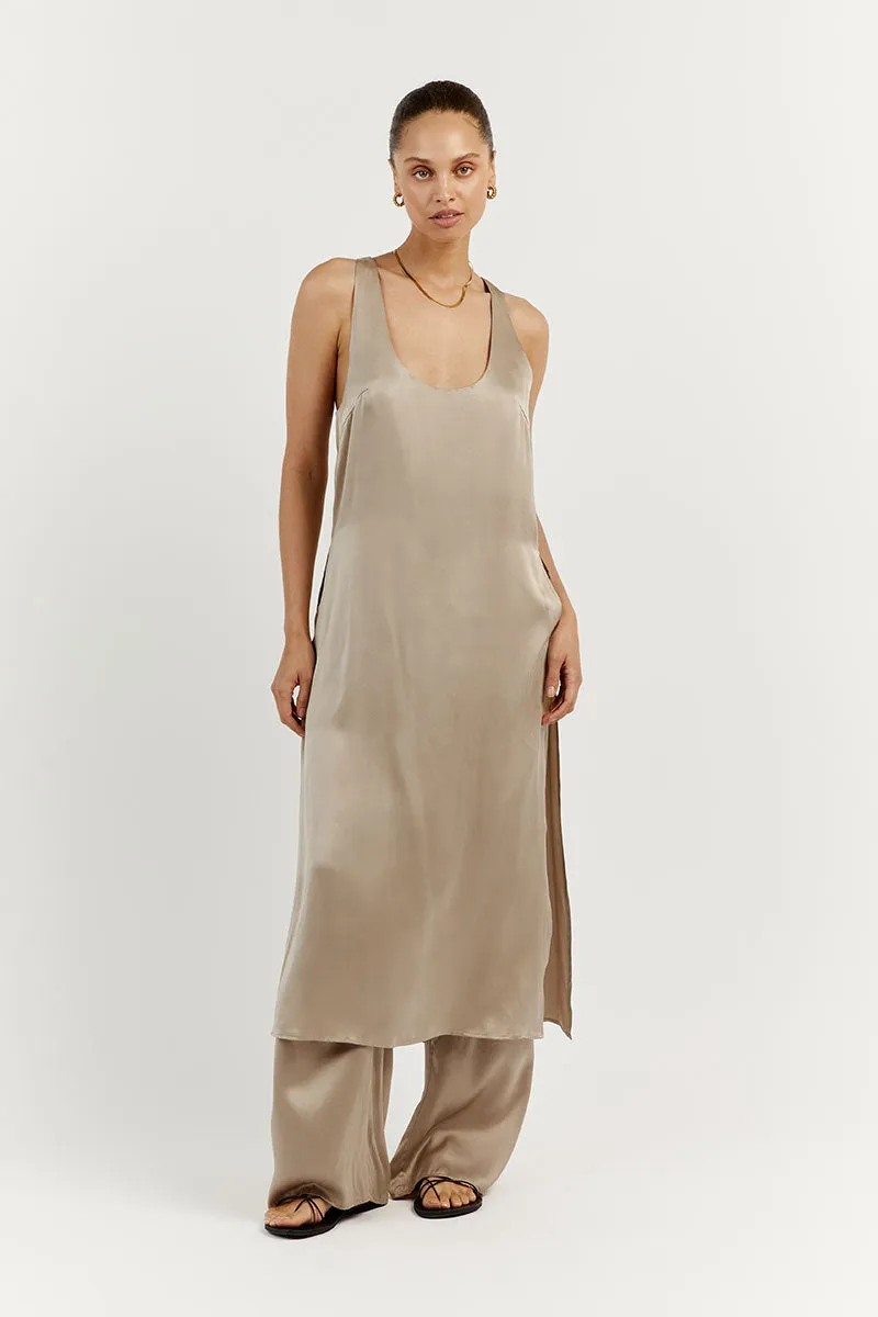 HARVEY STONE SILK TUNIC TOP