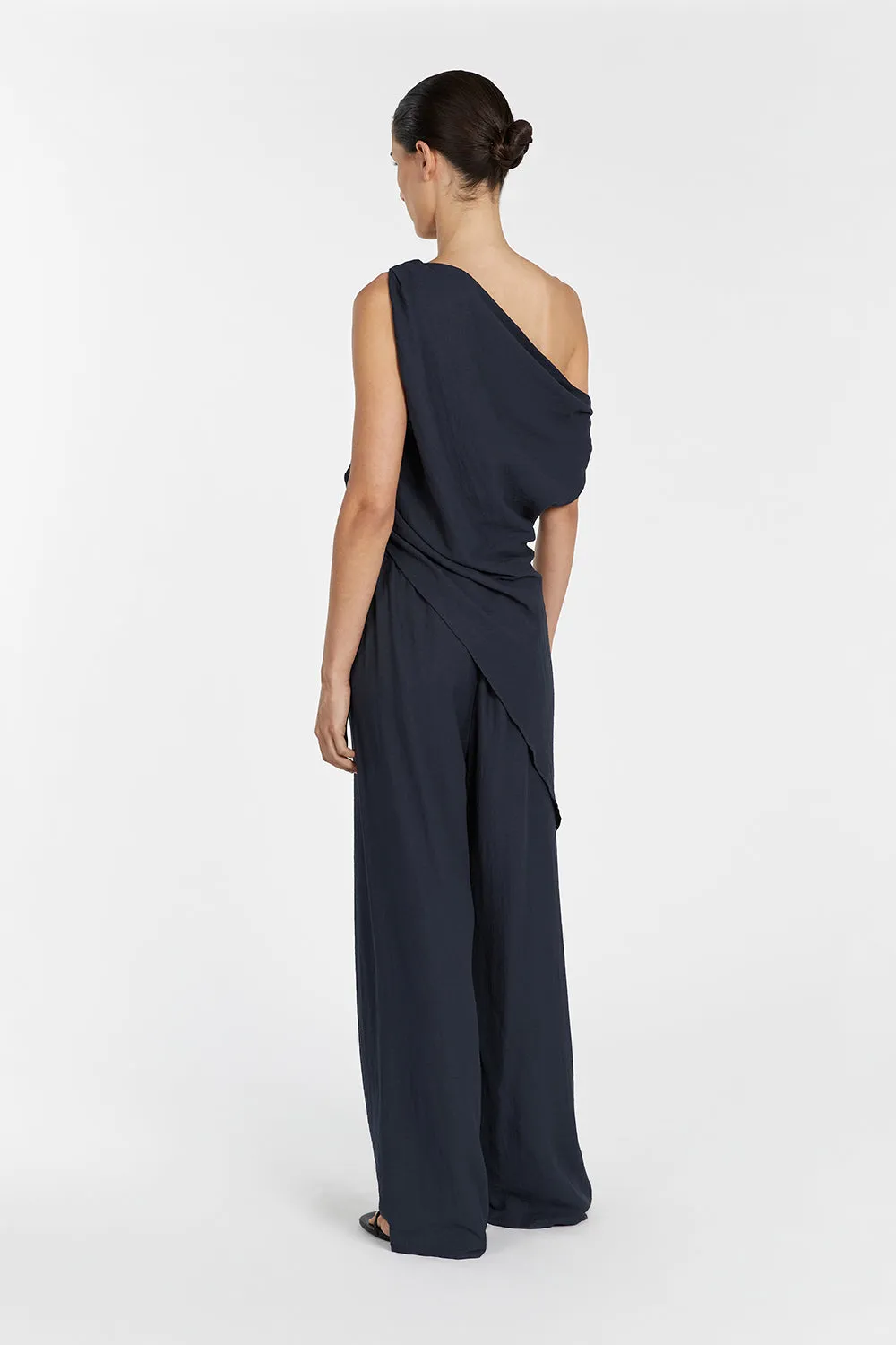 JOLIE SLATE MARLE ASYM TUNIC TOP