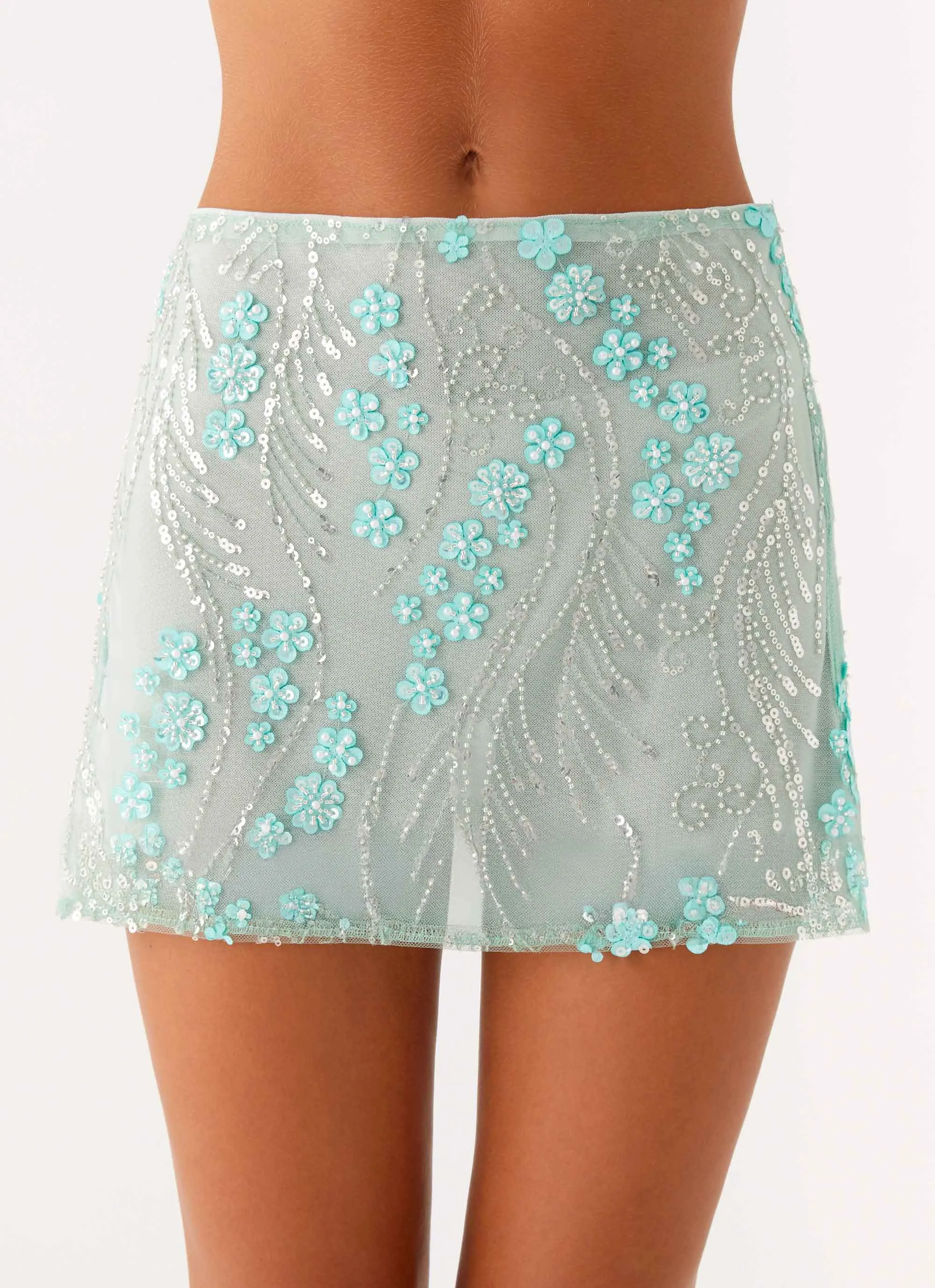 Kandi Mini Skirt - Mint