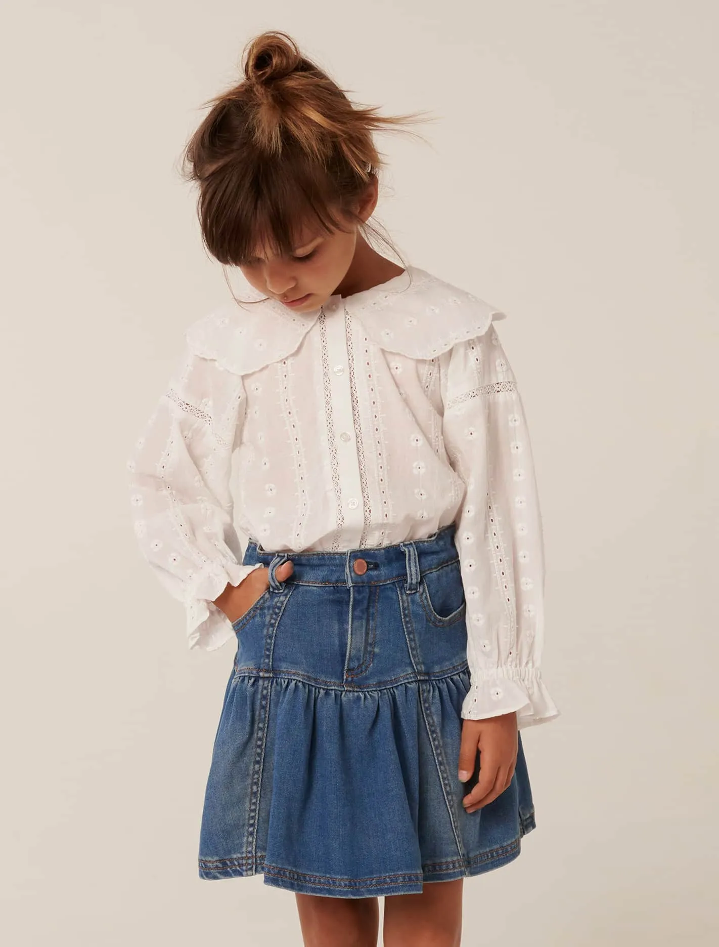 Kirby Girls Collar Blouse