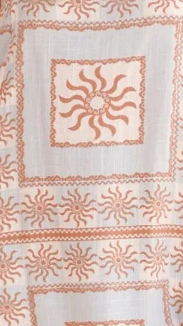 Leena Tie Top - Flores Print