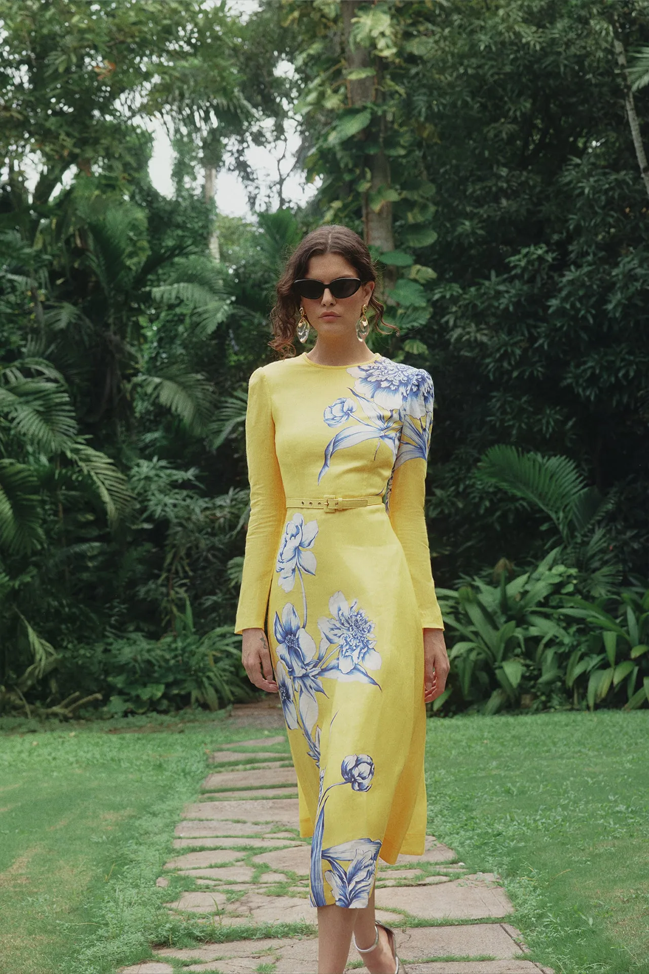 Long Sleeve Floral Day Dress