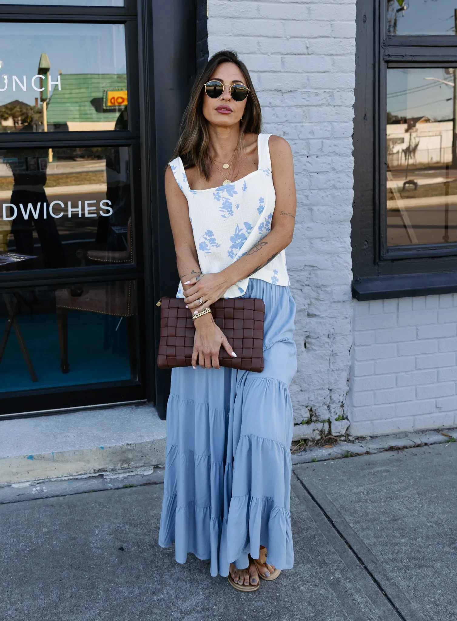 Lorie Cloud Maxi Skirt - Final Sale