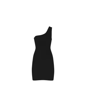 LOTUS MINI DRESS BLACK