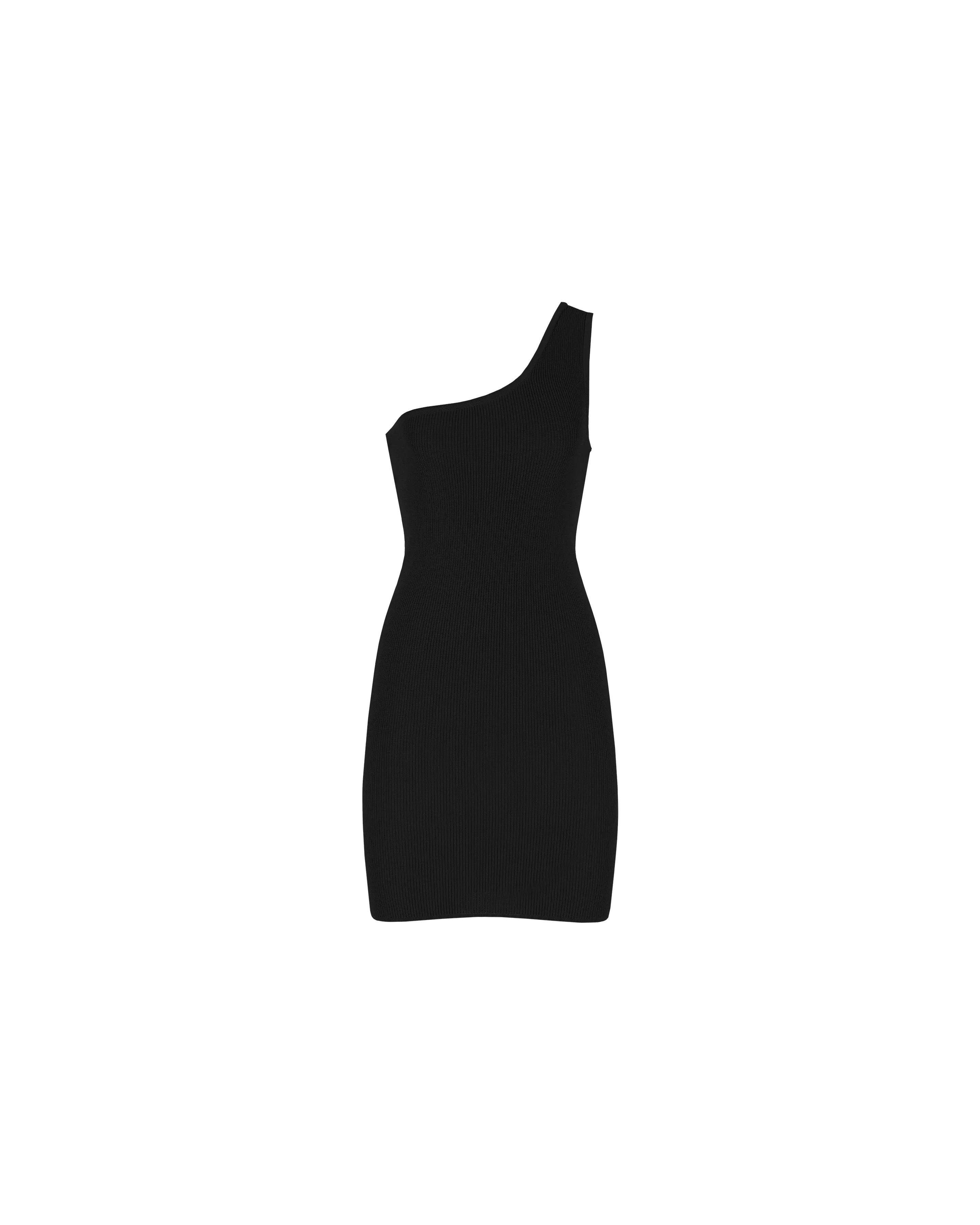 LOTUS MINI DRESS BLACK