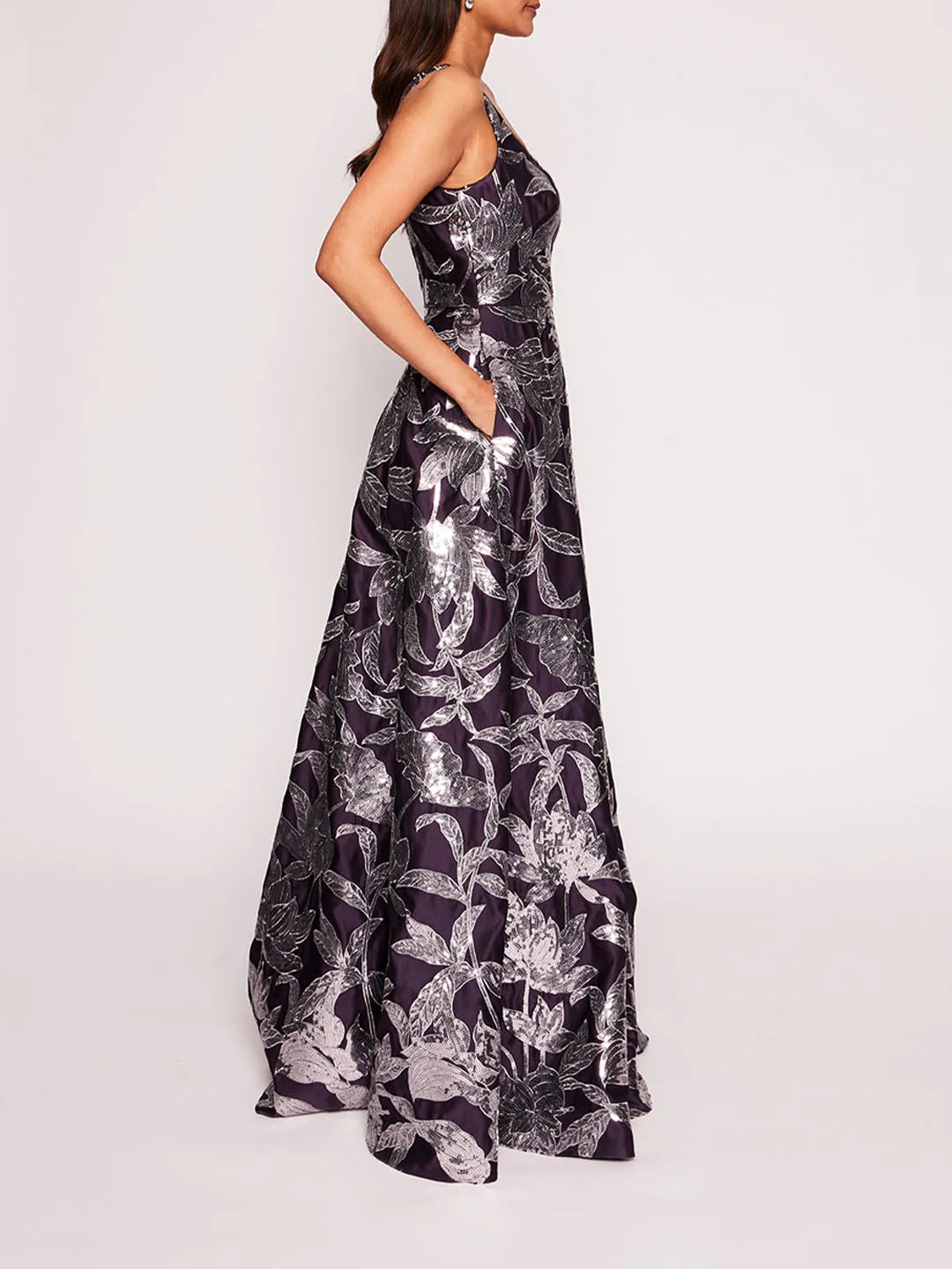 Lotus Sequin Gown