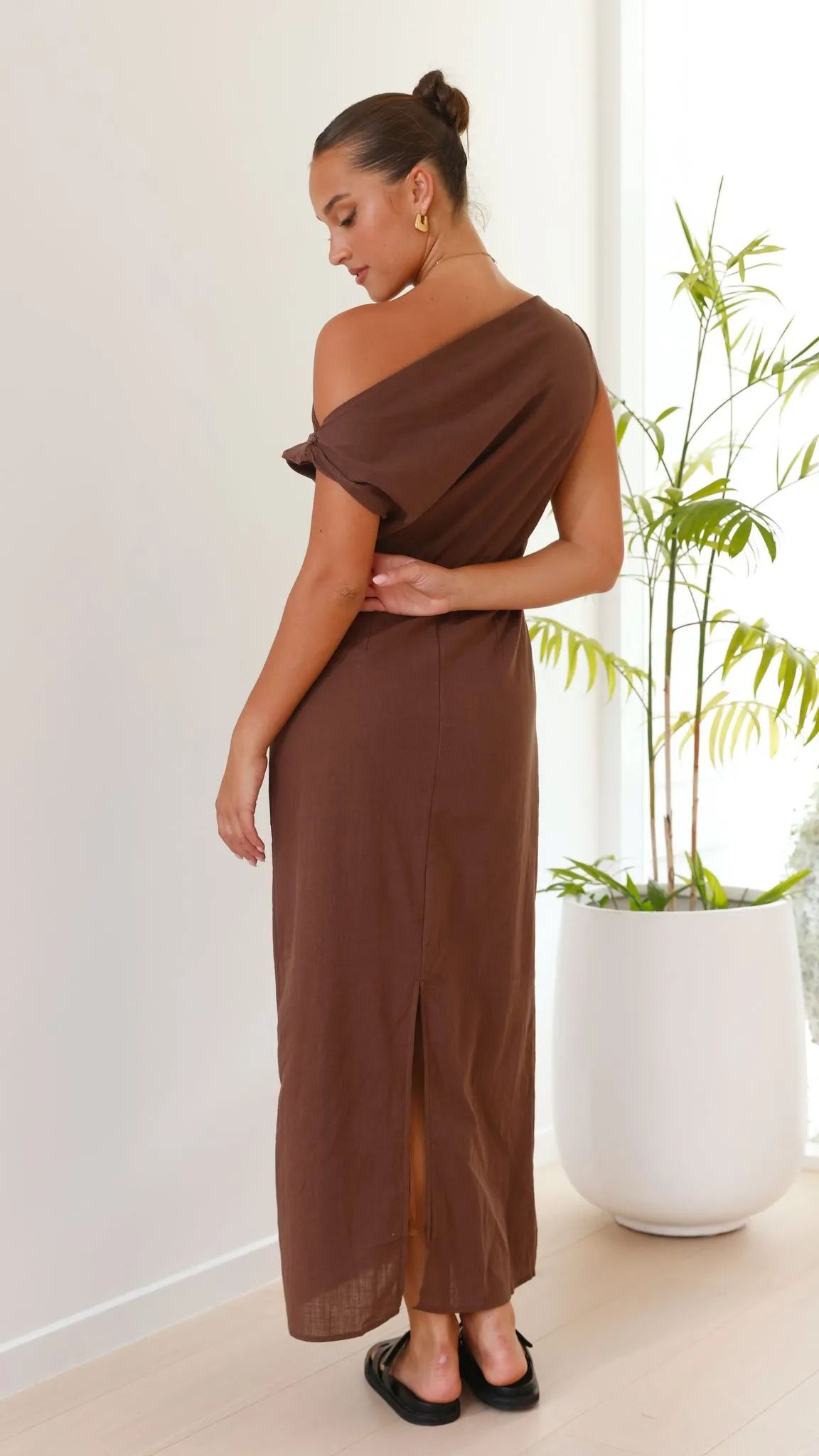 Luci Maxi Dress - Brown