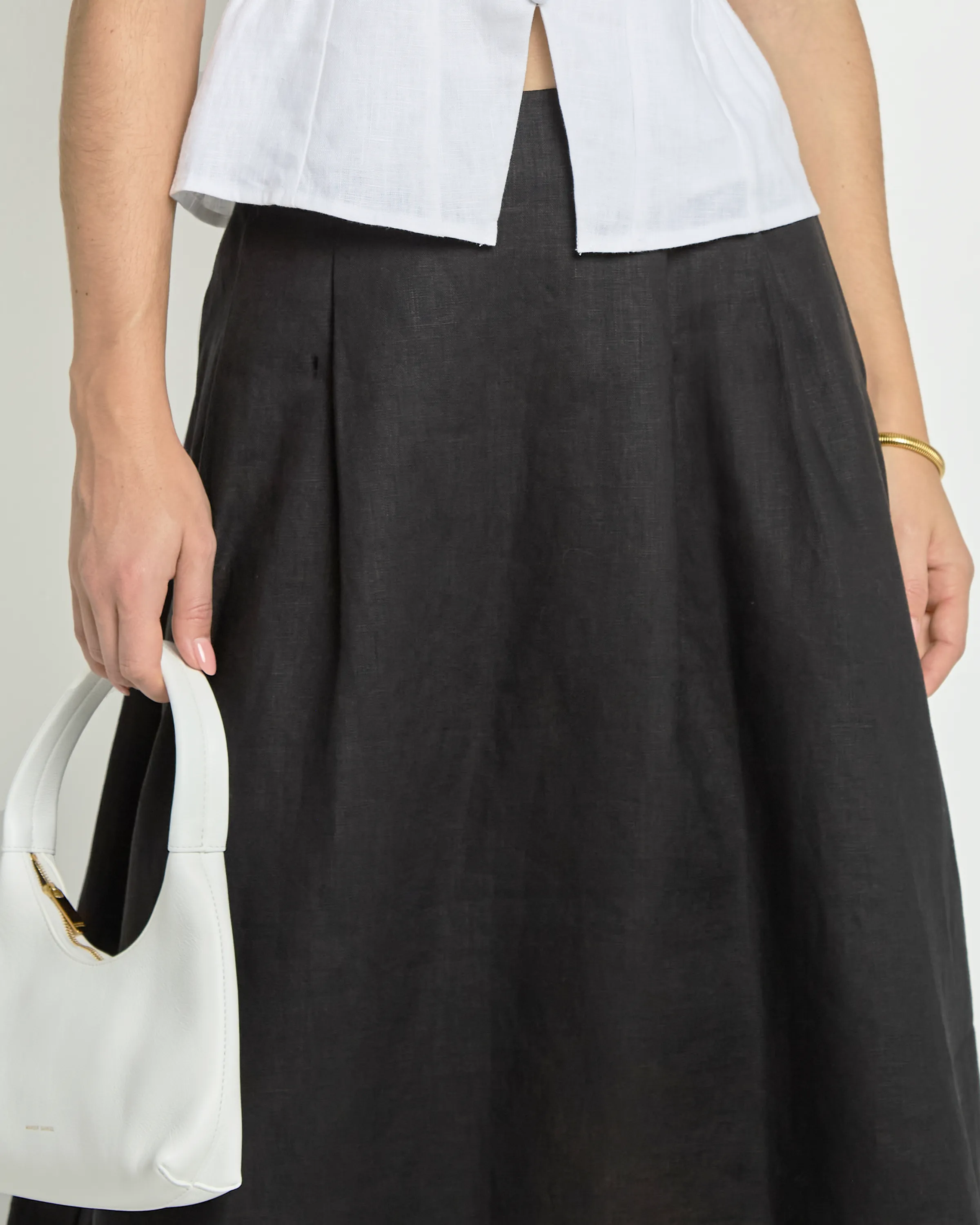 Lucie Linen Skirt