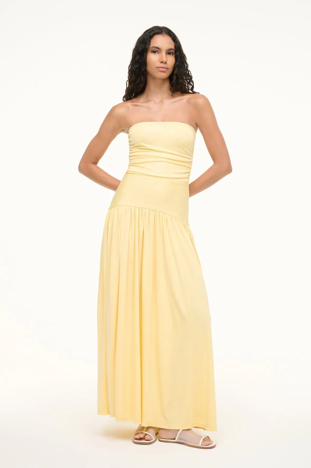 MARIANA DRESS | PALE HONEY
