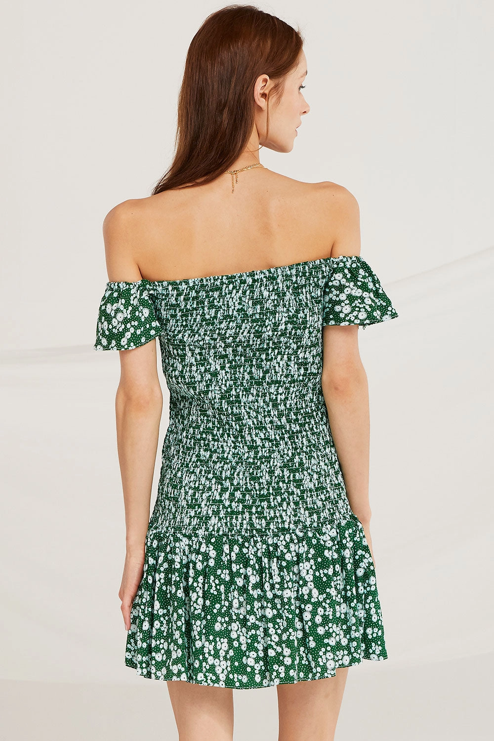 Marianna Smock Off Shoulder Dress