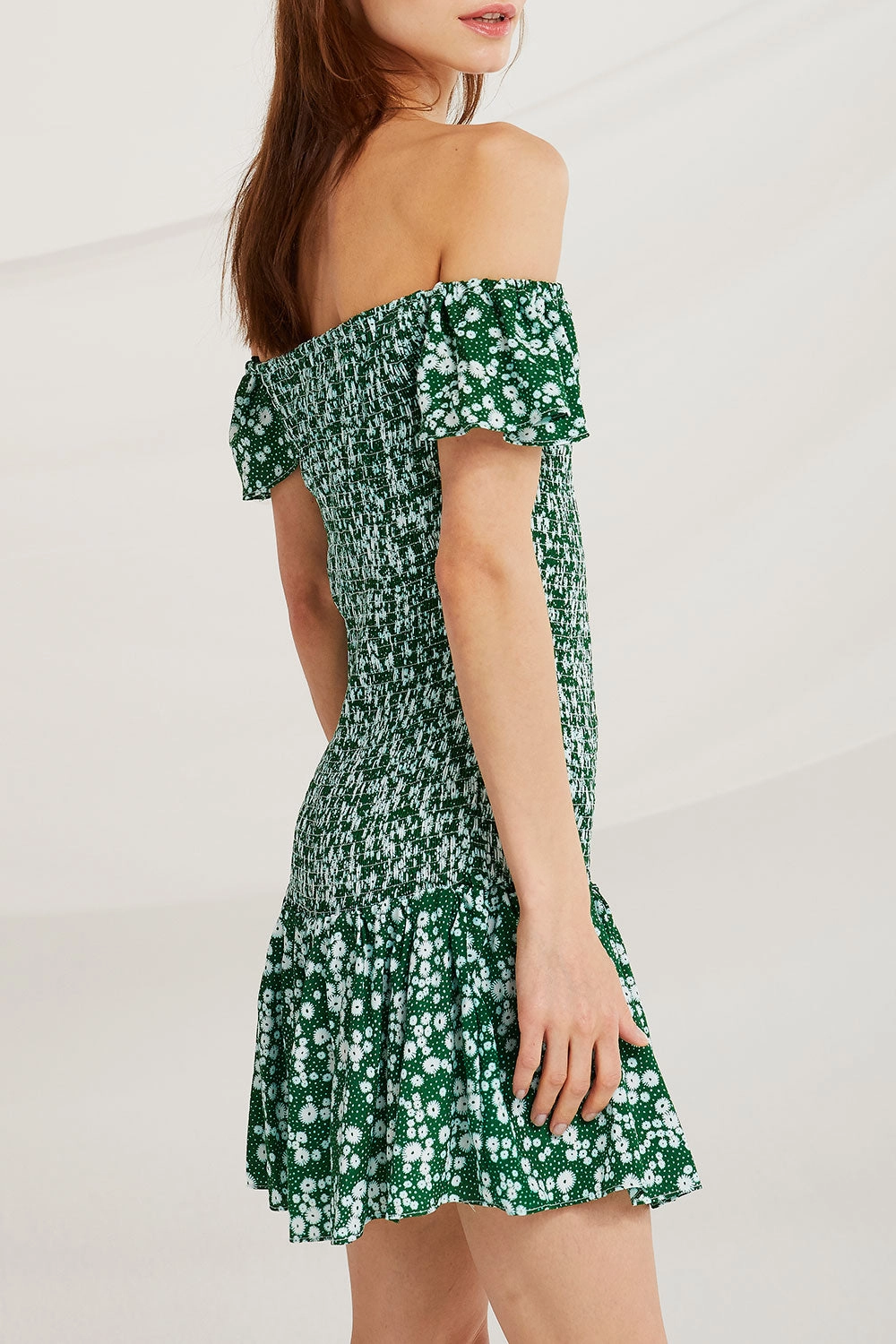 Marianna Smock Off Shoulder Dress