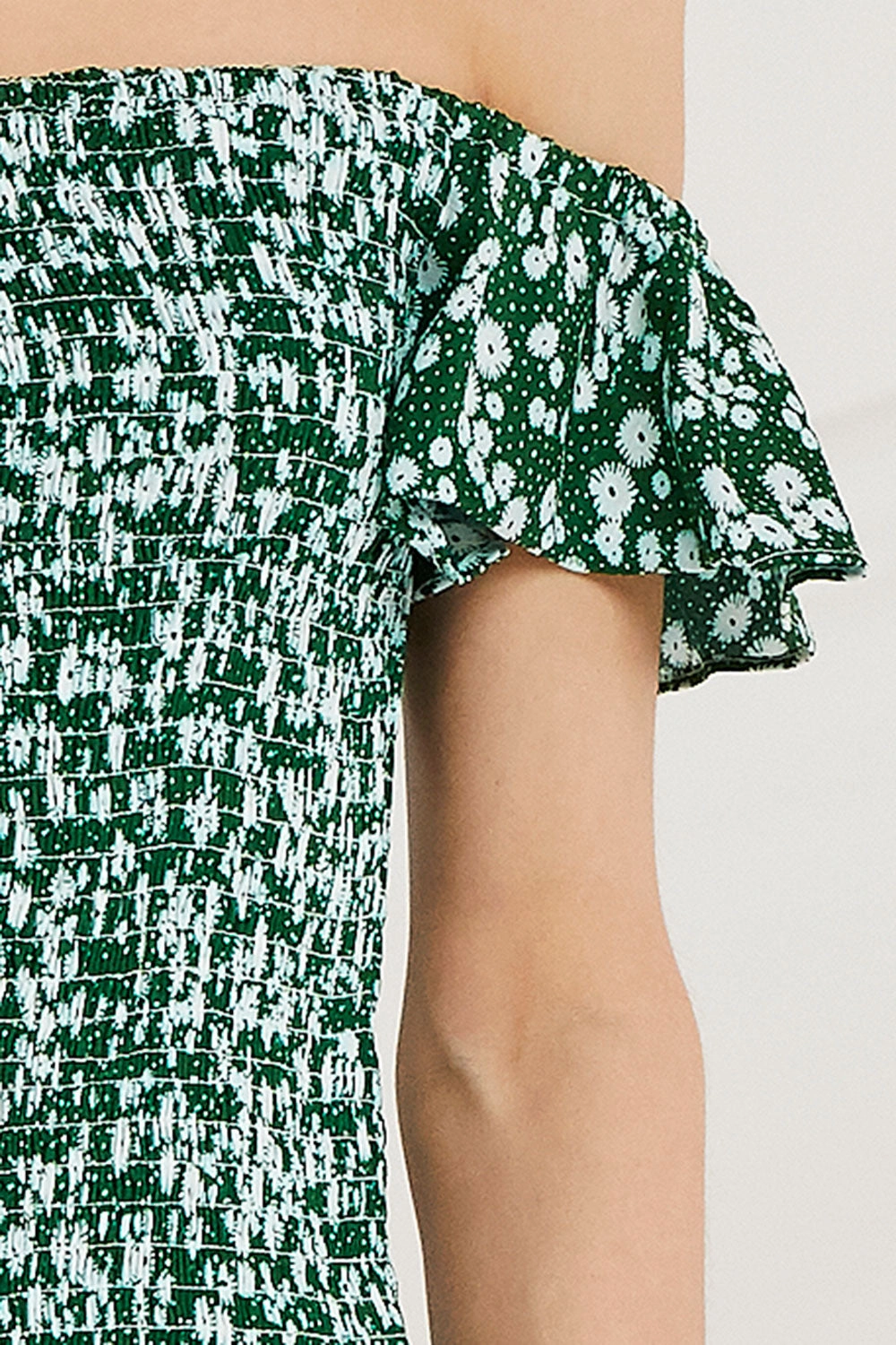Marianna Smock Off Shoulder Dress