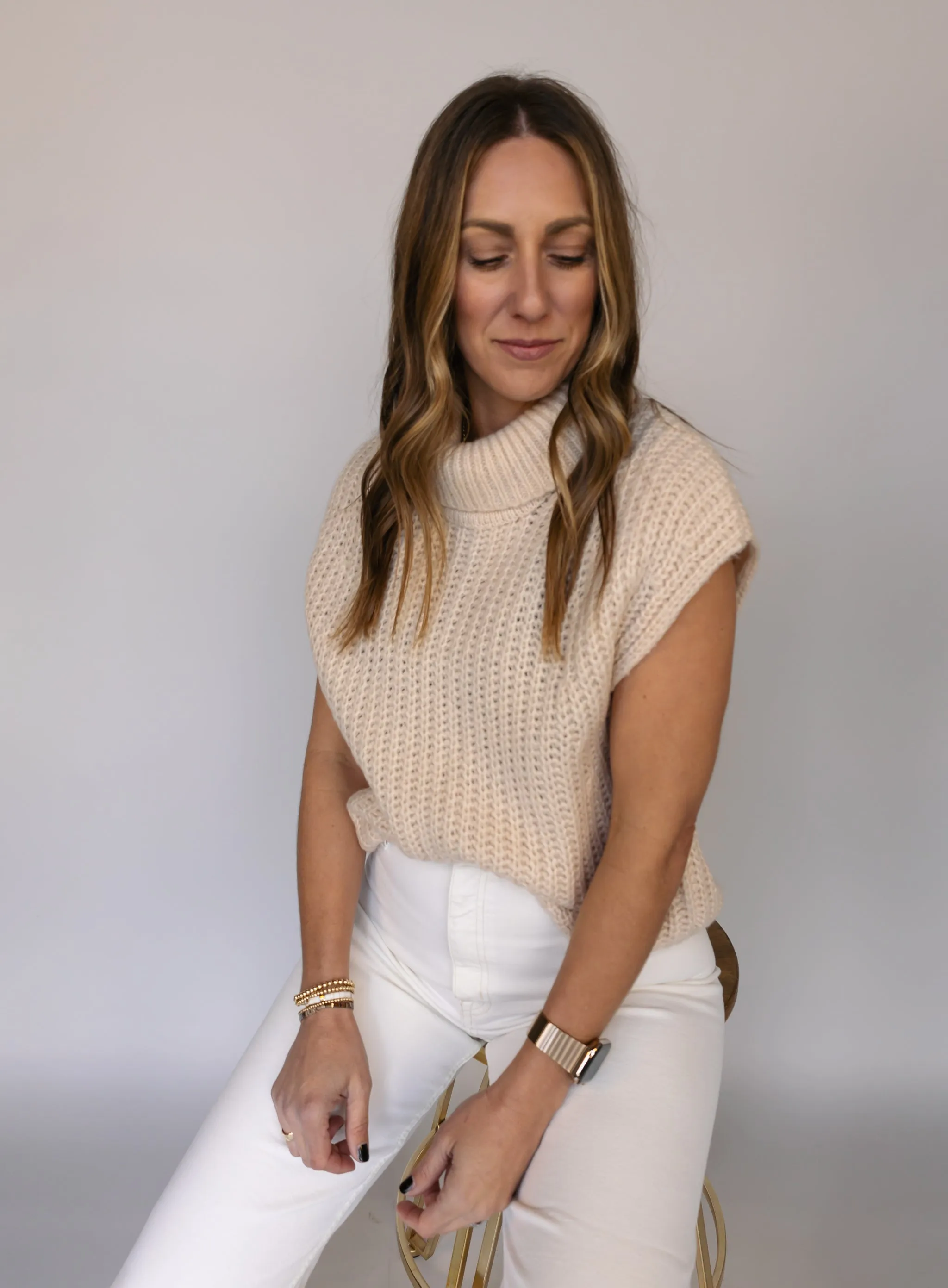 Monica Sleeveless Turtleneck - Final Sale