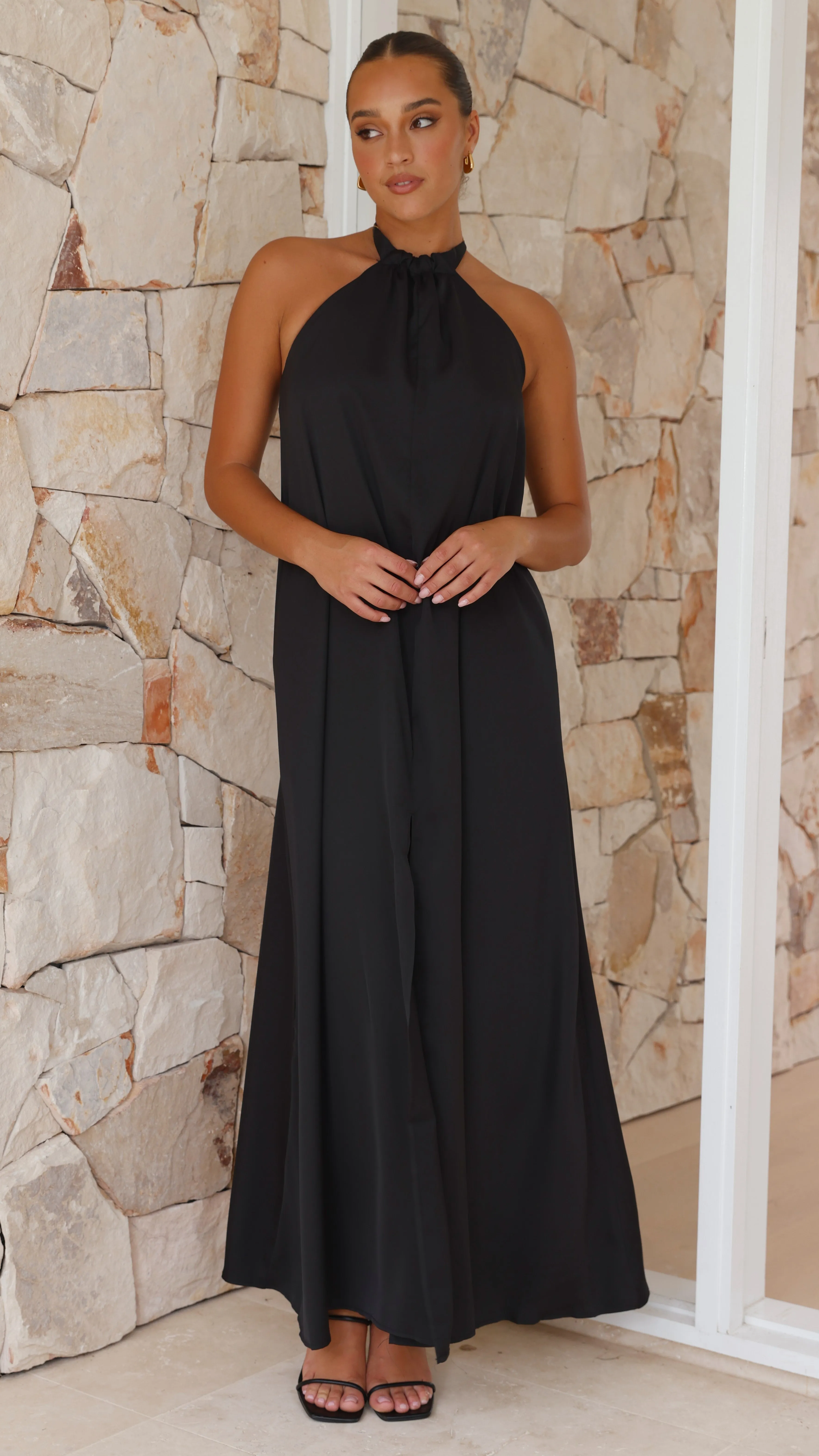 Monique Maxi Dress - Black