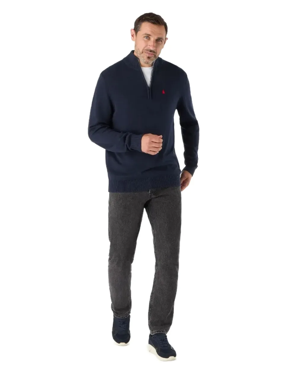 Musto Mens Original Quarter Zip Neck Knit Sweater