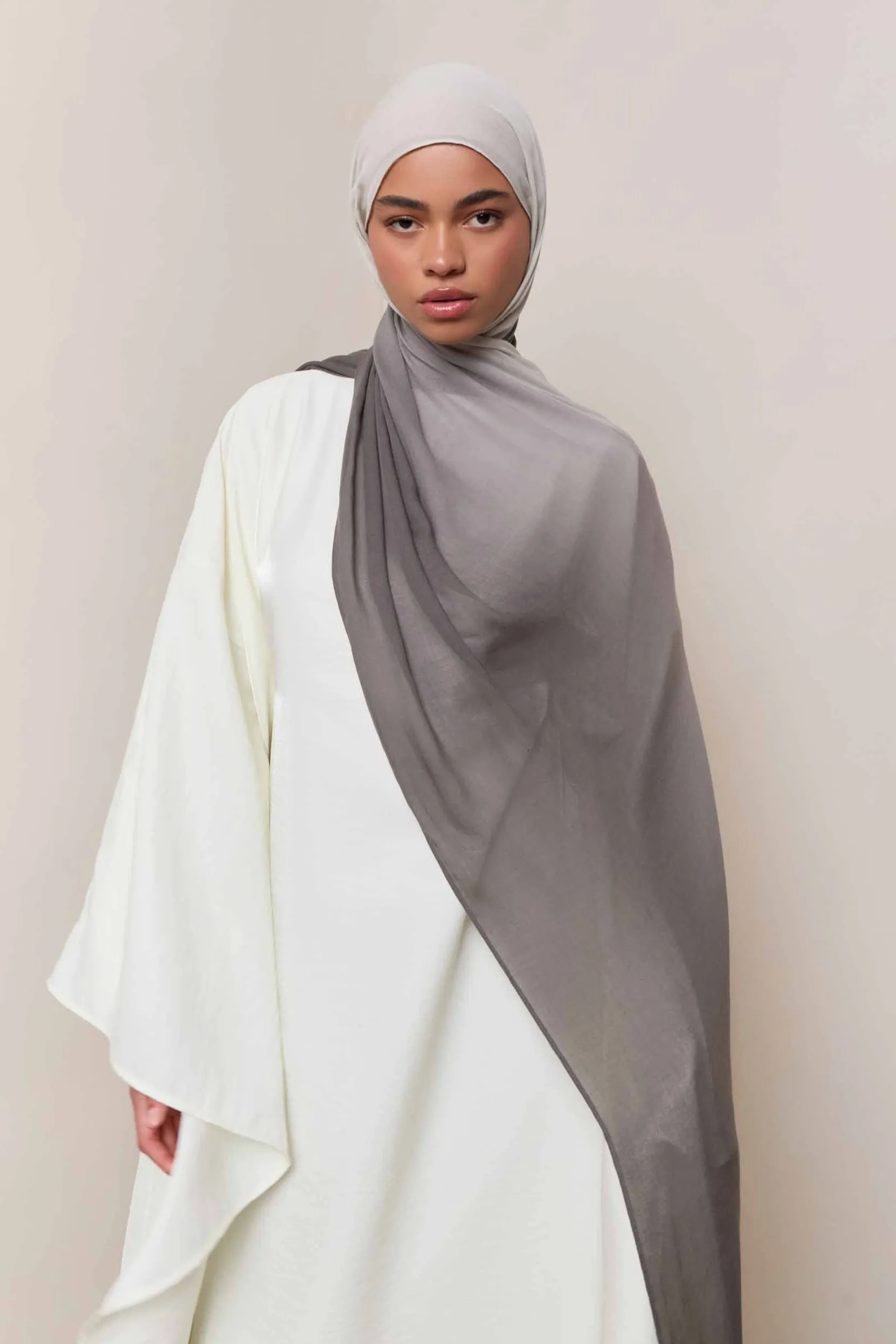 Ombre Modal Hijab - Truffle