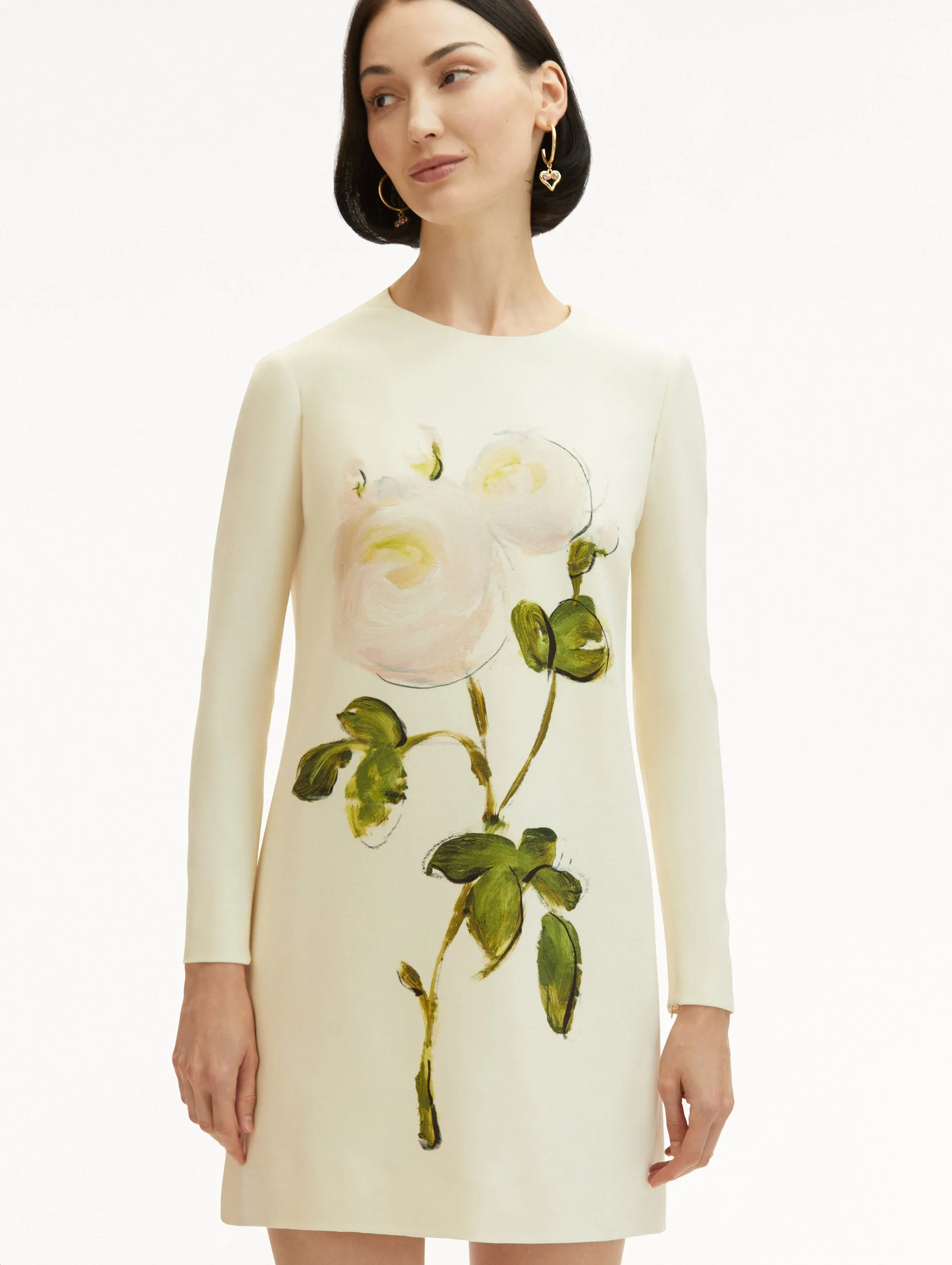 Painted Roses Shift Dress