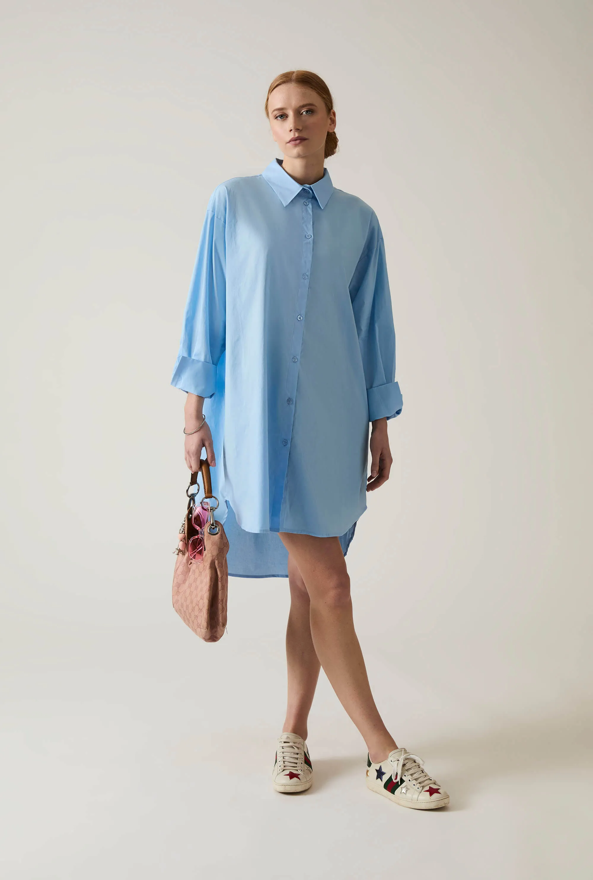 Pale Blue Oversized Shirt