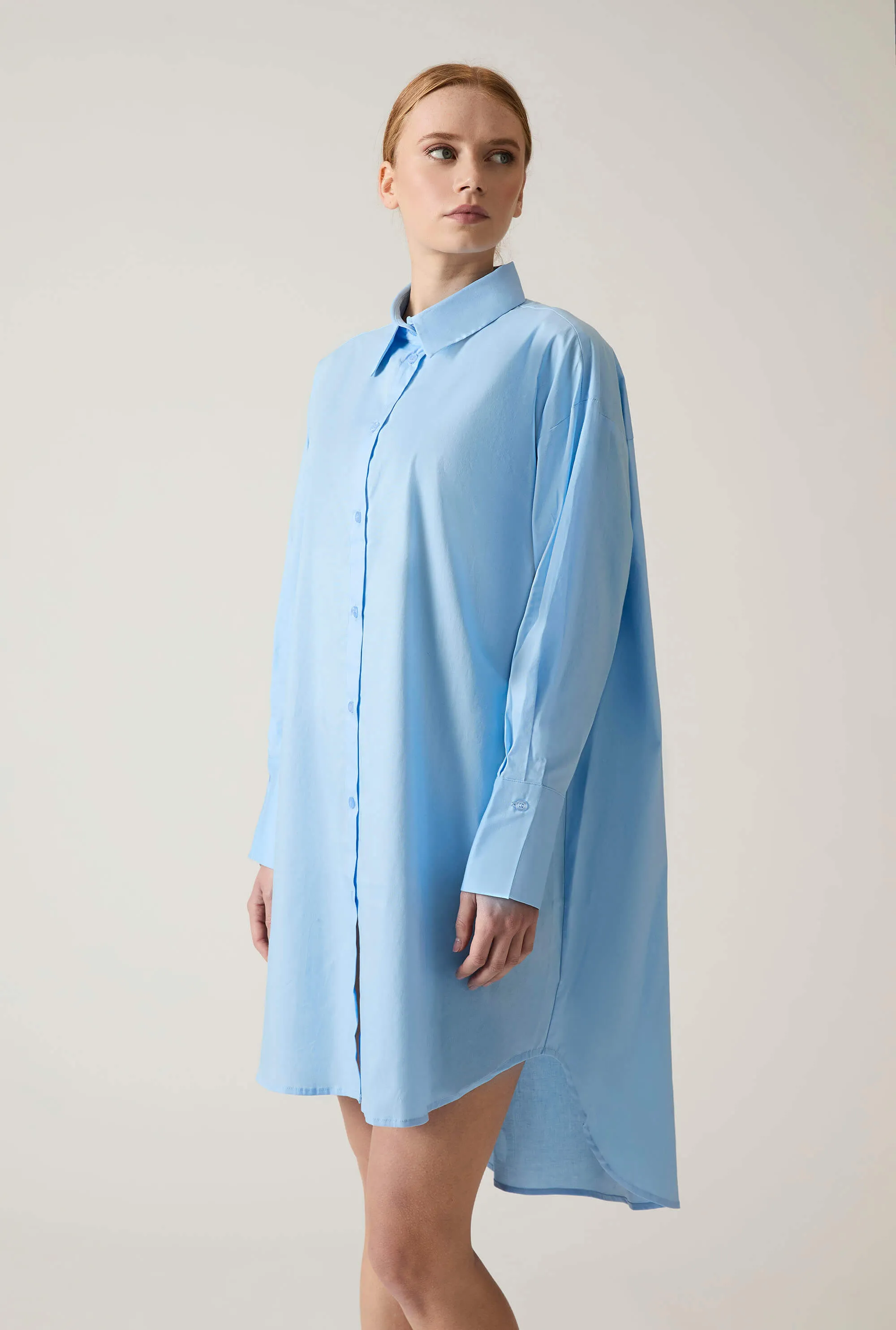 Pale Blue Oversized Shirt