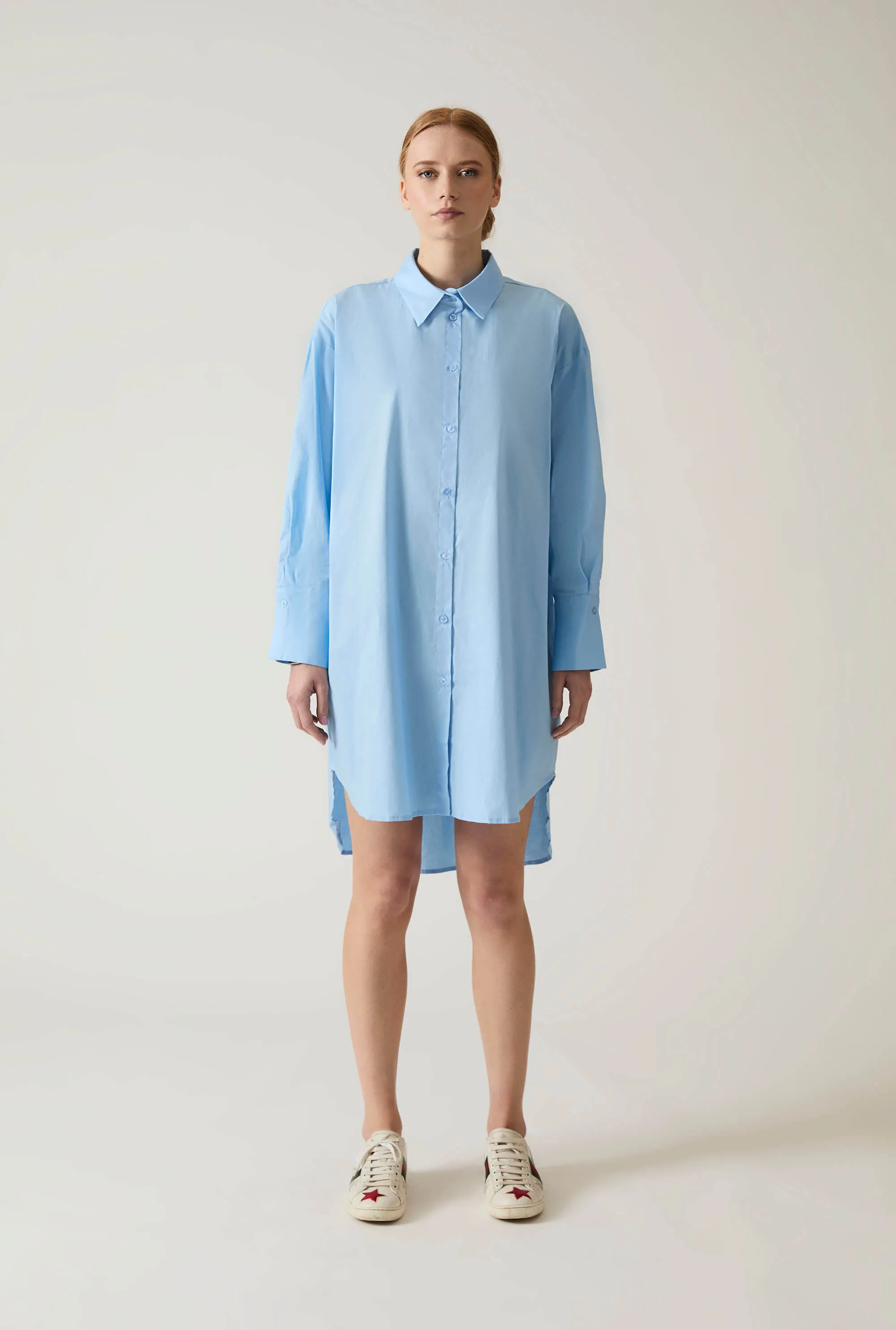 Pale Blue Oversized Shirt