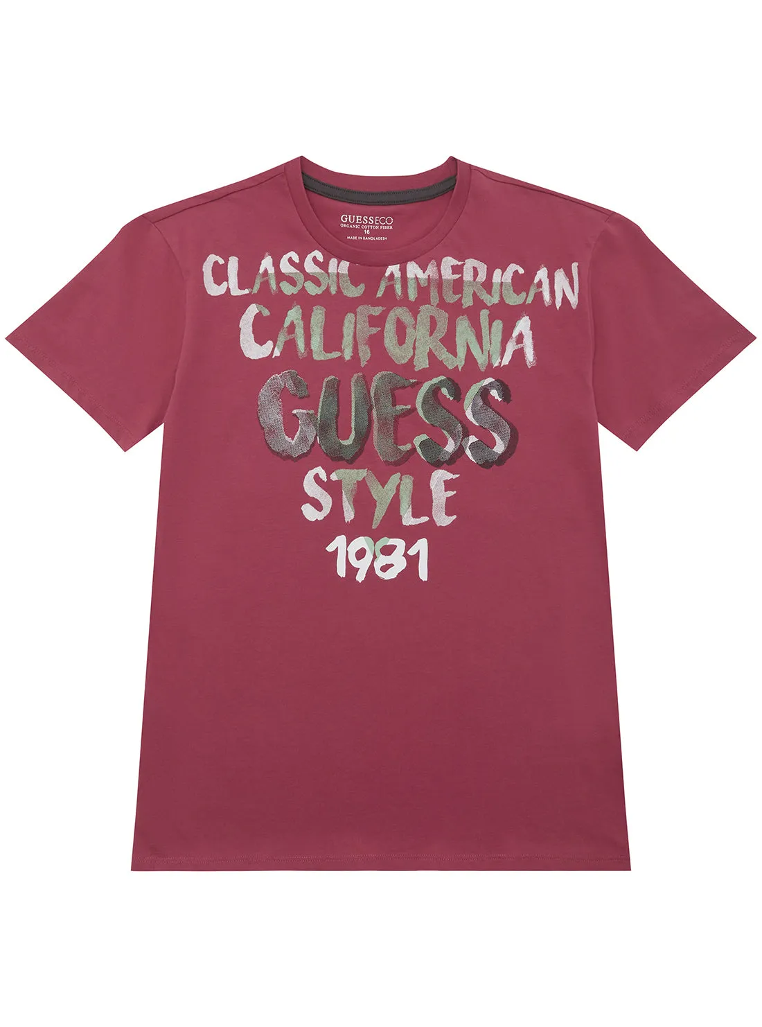 Red Short Sleeve T-Shirt (7-16)