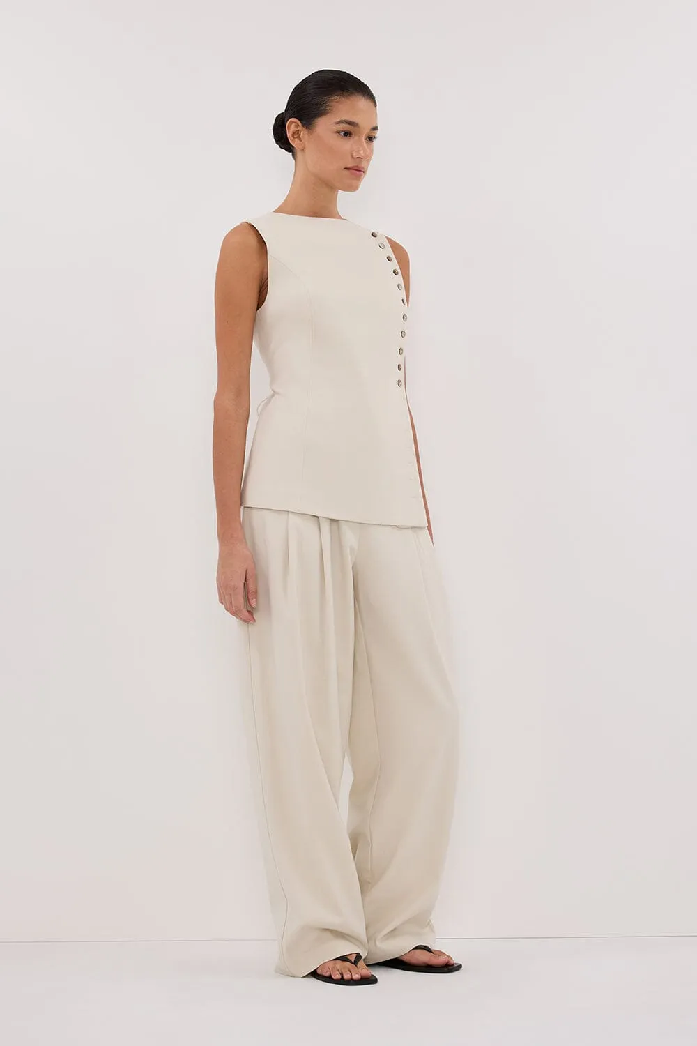 REN PLASTER SIDE BUTTON VEST