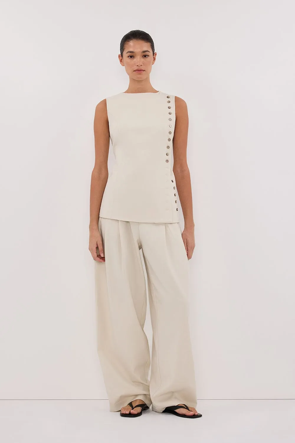 REN PLASTER SIDE BUTTON VEST