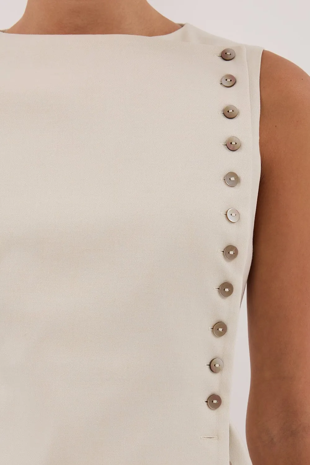 REN PLASTER SIDE BUTTON VEST
