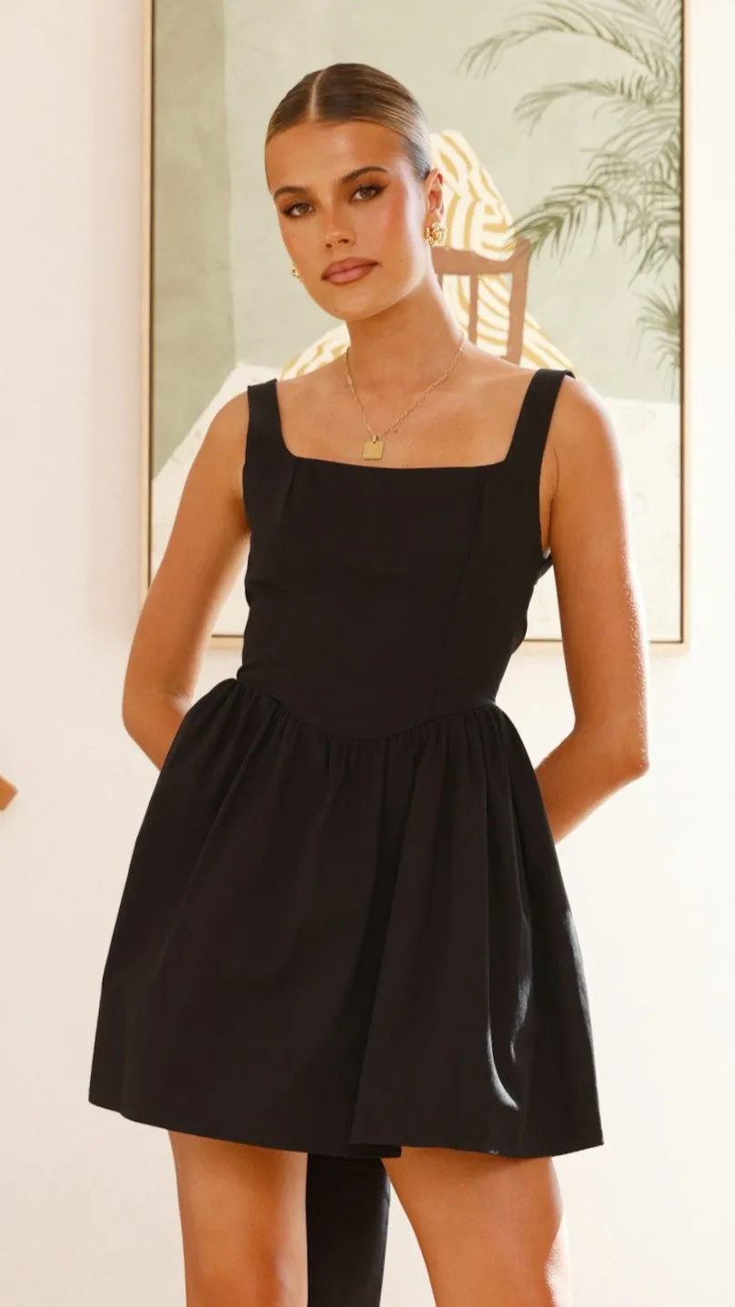 Sadzi Mini Dress - Black