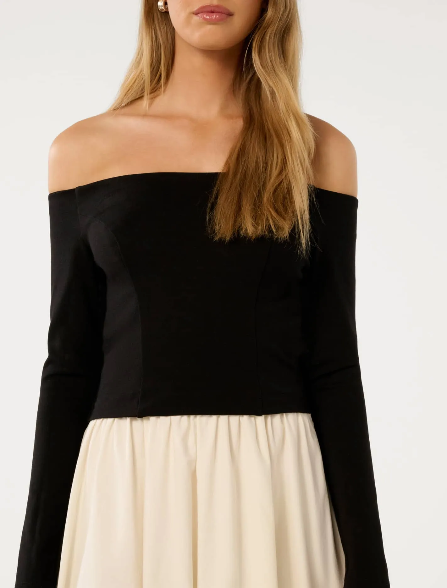 Savannah Off Shoulder Midi Dress