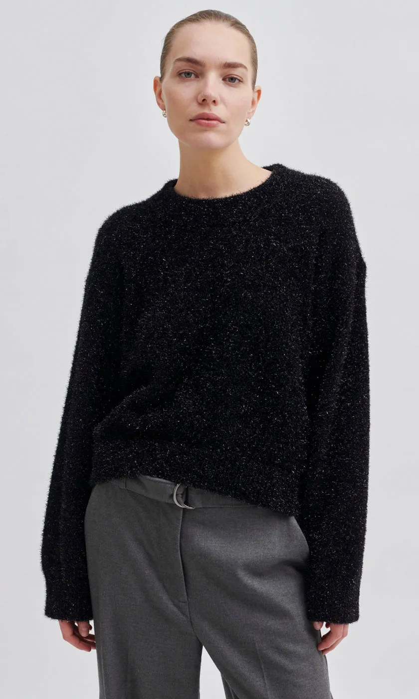 Second Female Milla Knit - Black