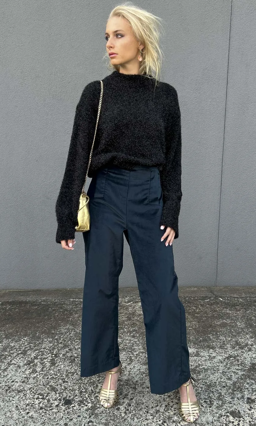 Second Female Milla Knit - Black