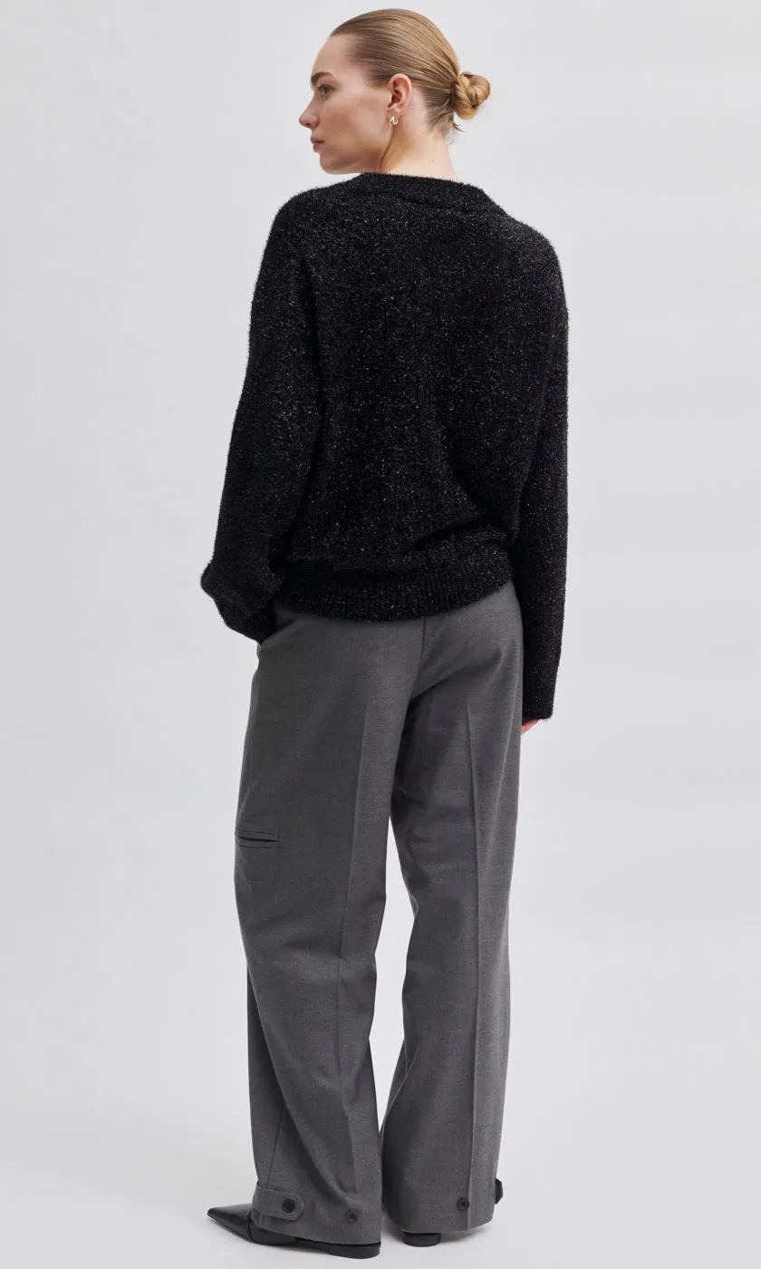 Second Female Milla Knit - Black