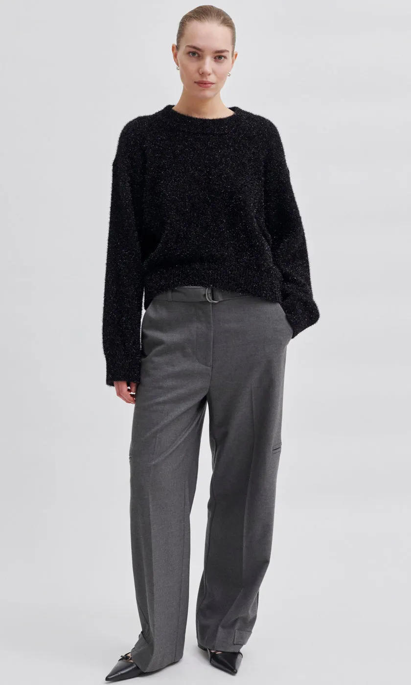 Second Female Milla Knit - Black