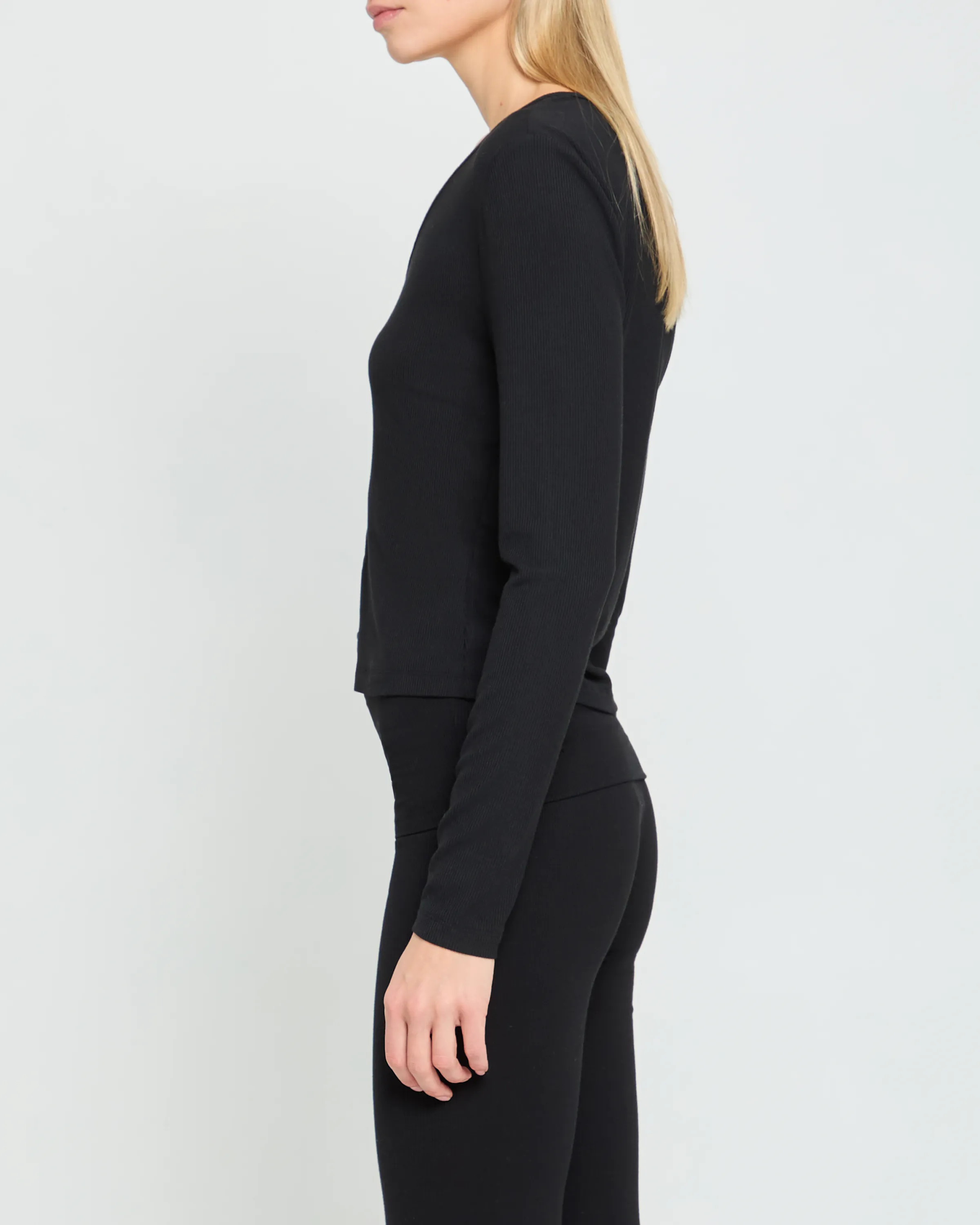 Soft Lounge Long Sleeve Button Up