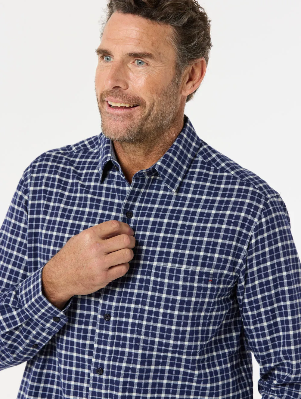 Thames Cotton Brush Shirt