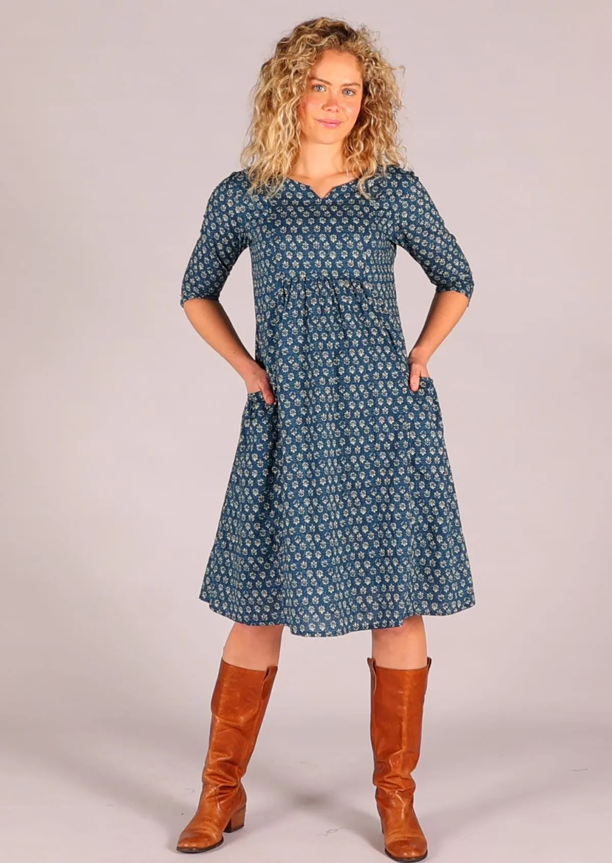 Tilda Dress Bluebell