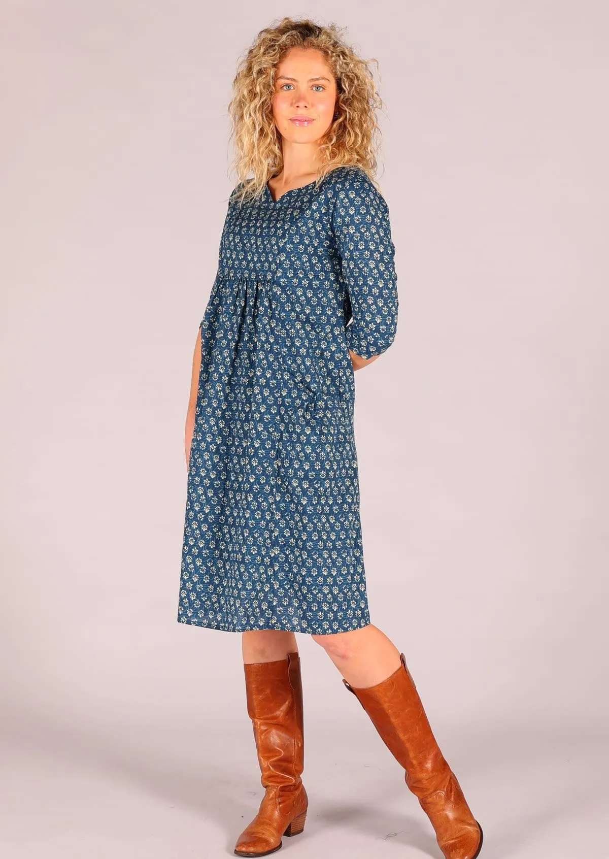 Tilda Dress Bluebell