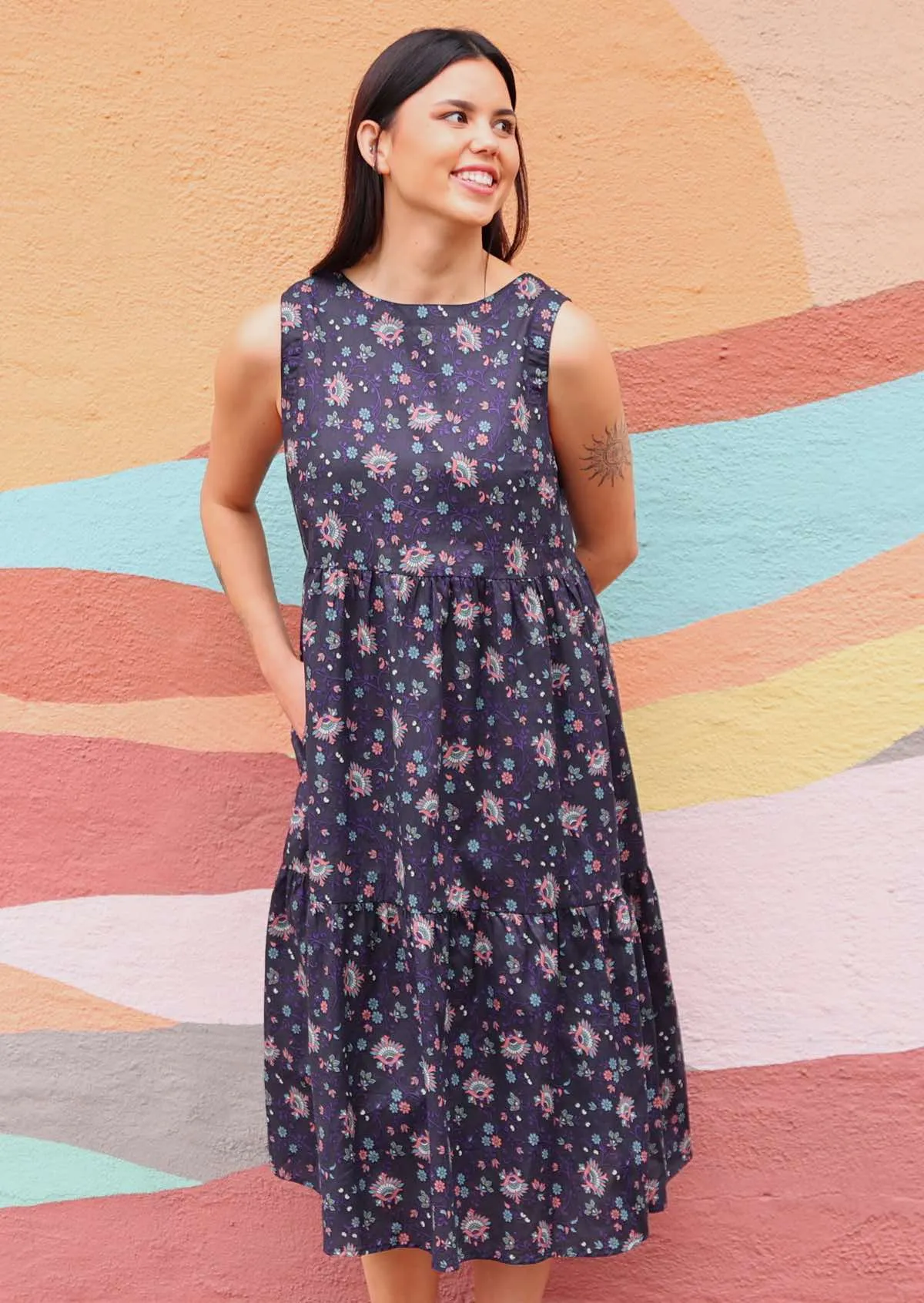 Tully Dress Eventide