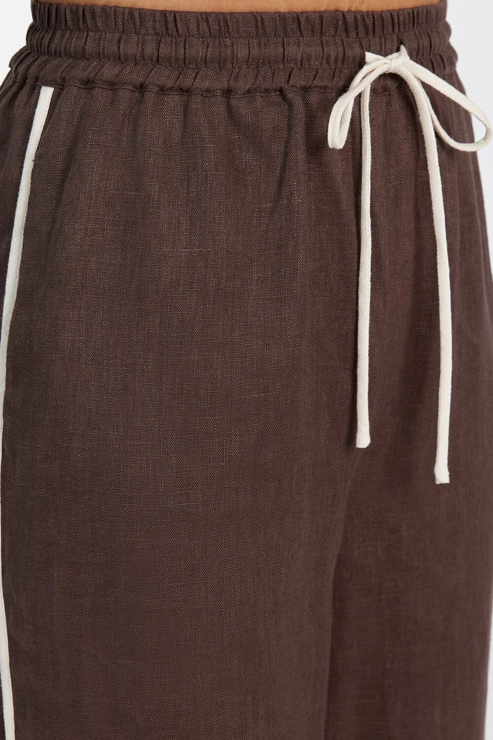 VON CHOC LINEN PANT