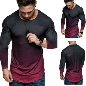 West Louis™ Gradient Long Sleeve T-shirt